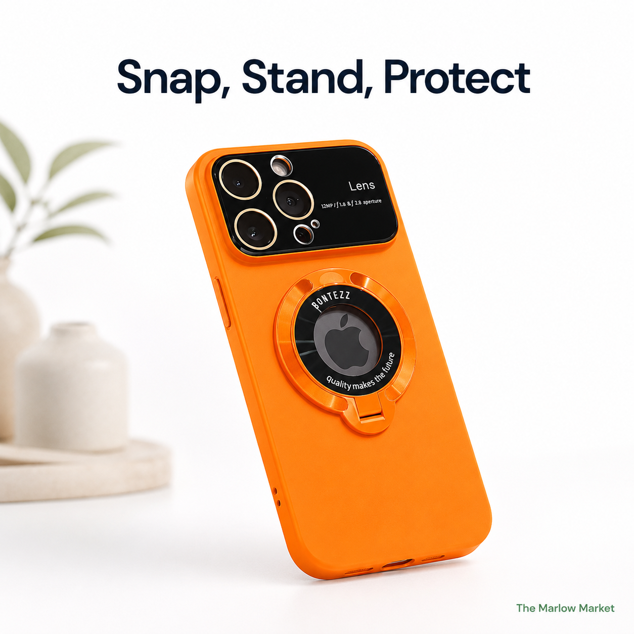 Magnetic iPhone Case – Effortless Charging and Built-in Stand for Convenience