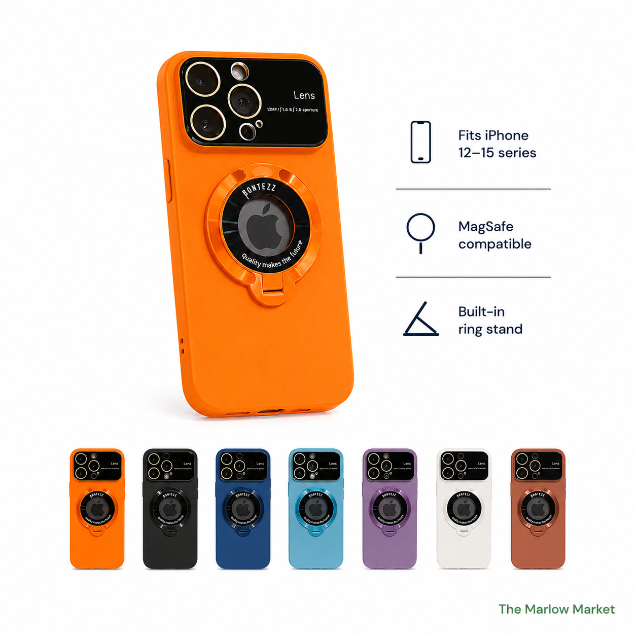 Magnetic iPhone Case – Effortless Charging and Built-in Stand for Convenience
