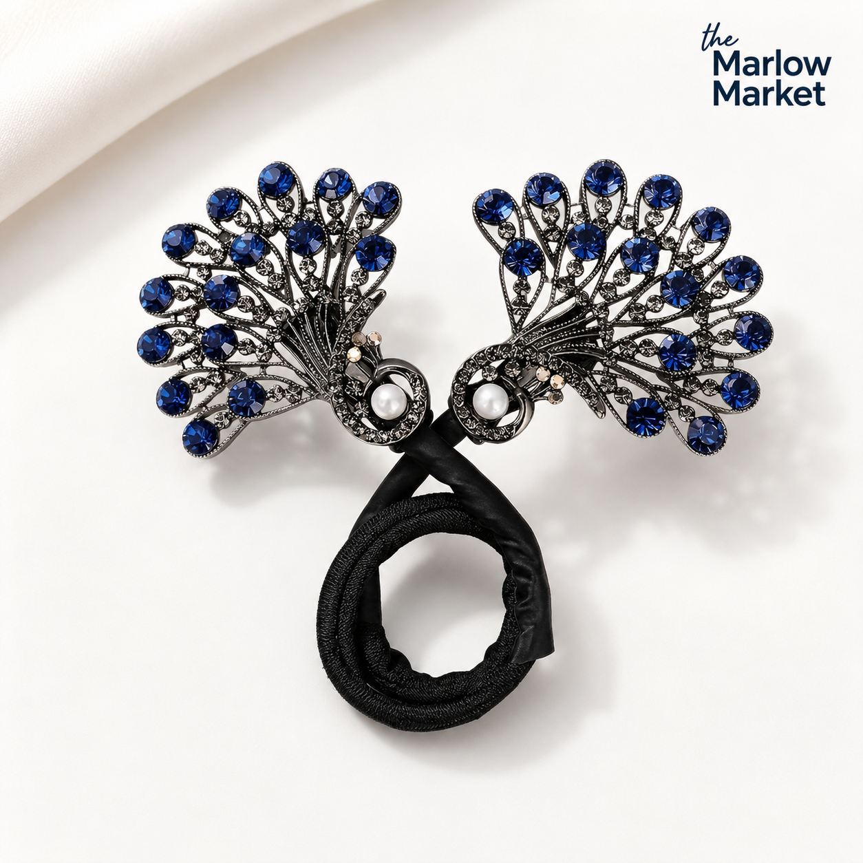 Vintage Peacock Hairpin – Elegant Accessory for Weddings and Events
