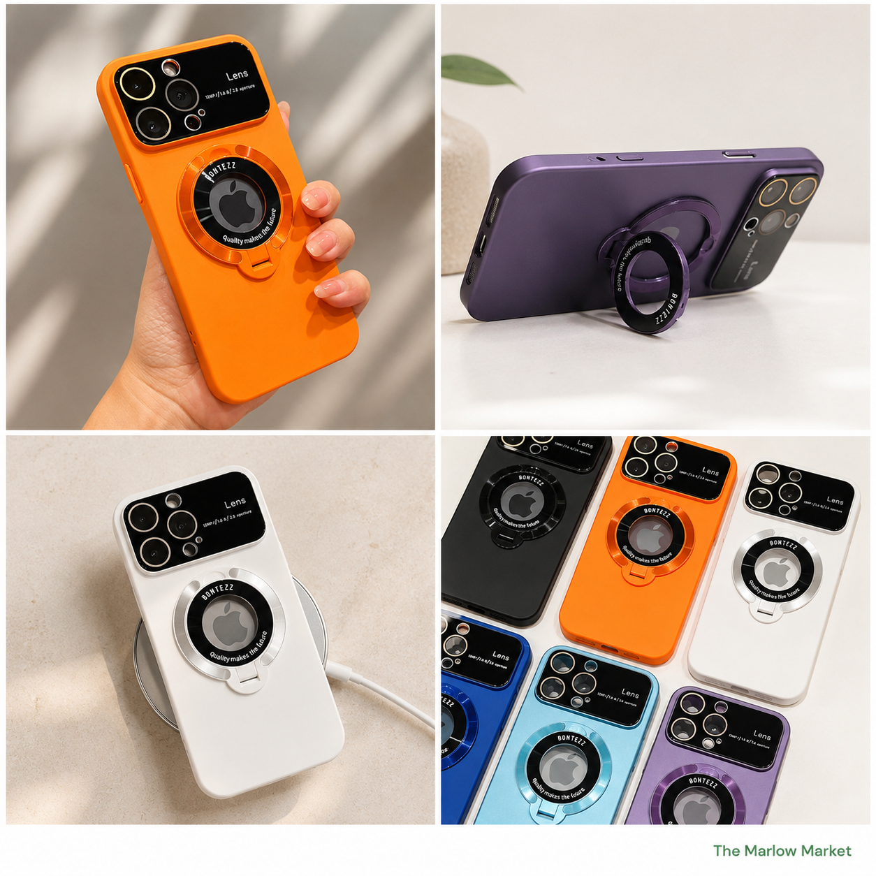 Magnetic iPhone Case – Effortless Charging and Built-in Stand for Convenience