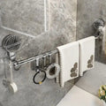 Adjustable Towel Holder (60-120 cm) – Easy Suction Cup Installation for Bath Towels 0