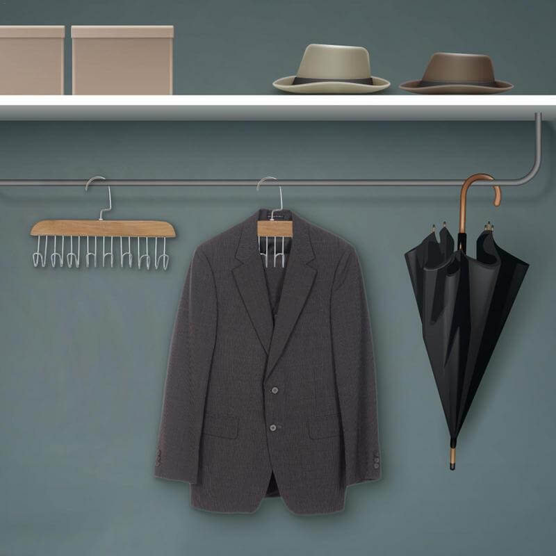 Anti-Slip Coat Rack Stand (8 Hooks) – Stylish Wall-Mounted Organization Solution 3
