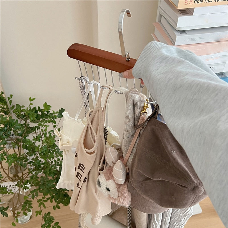 Anti-Slip Coat Rack Stand (8 Hooks) – Stylish Wall-Mounted Organization Solution 4