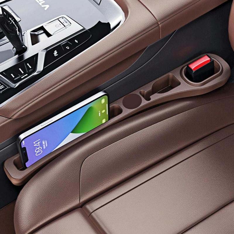 Car Seat Gap Filler – PU Leather, Standard Fit, 1 Pair 7