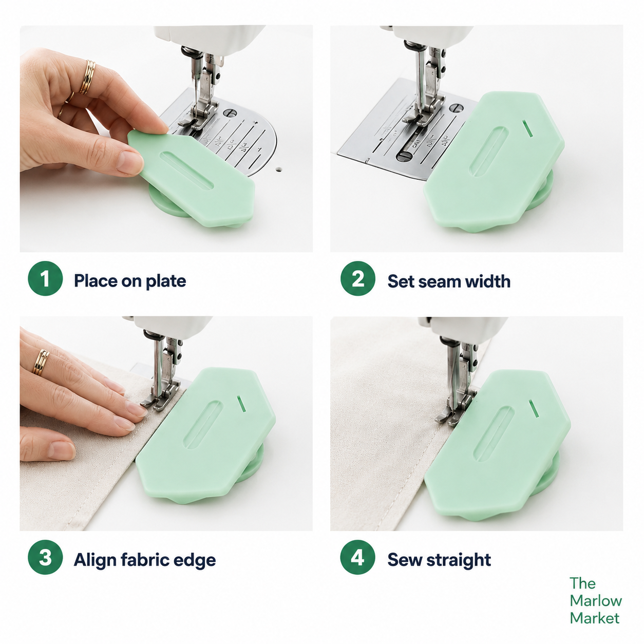 Magnetic Seam Guide – Achieve Precise Stitches for Perfect Sewing