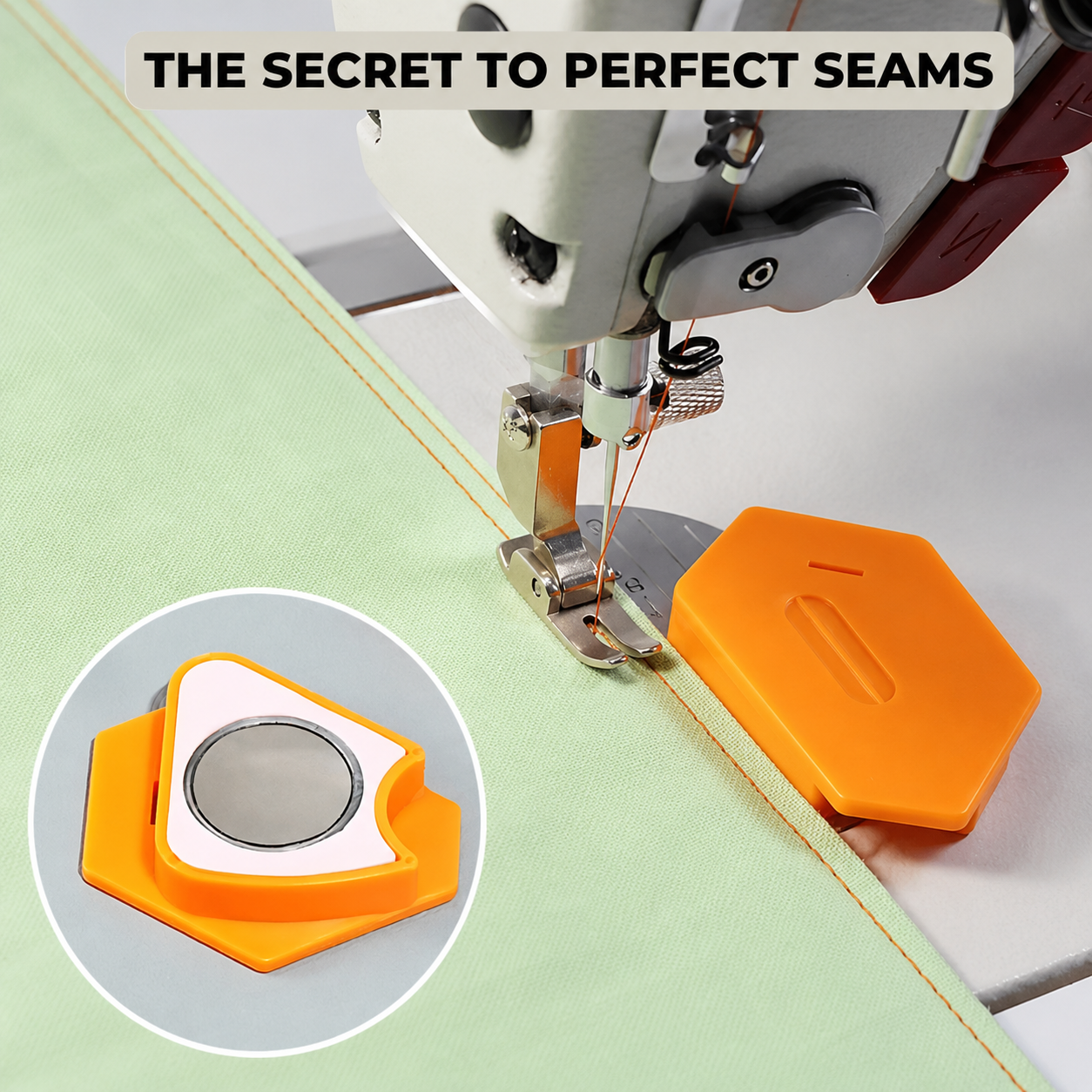 Magnetic Seam Guide – Achieve Precise Stitches for Perfect Sewing