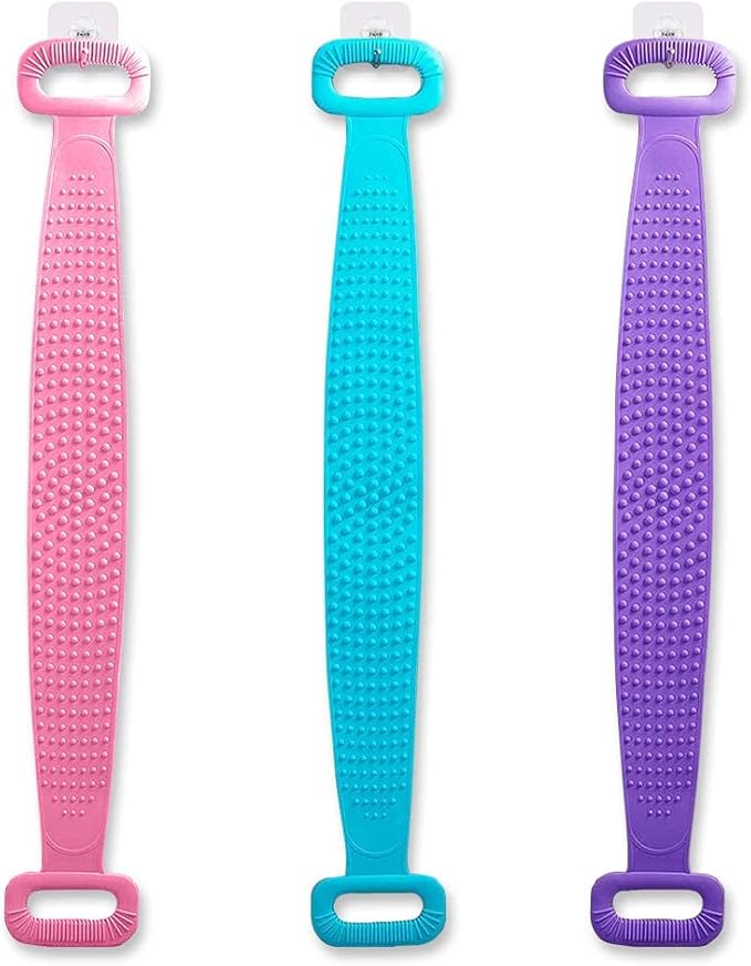 Double-Sided Silicone Shower Brush – Effective Exfoliation and Massage 5