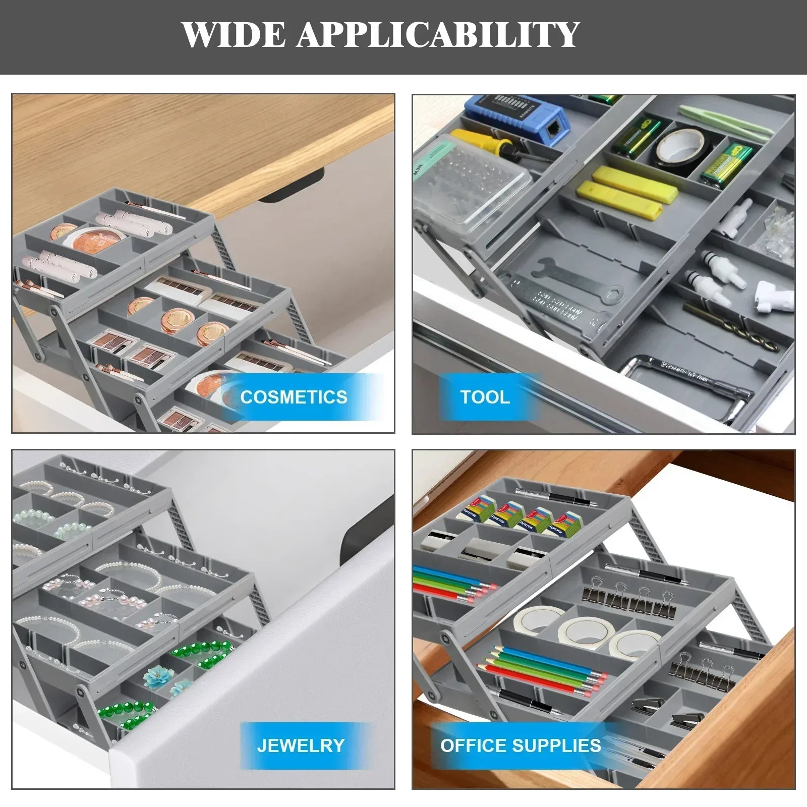Expandable Kitchen Drawer Organizer (12 Dividers) – Maximize Space & Reduce Clutter 2