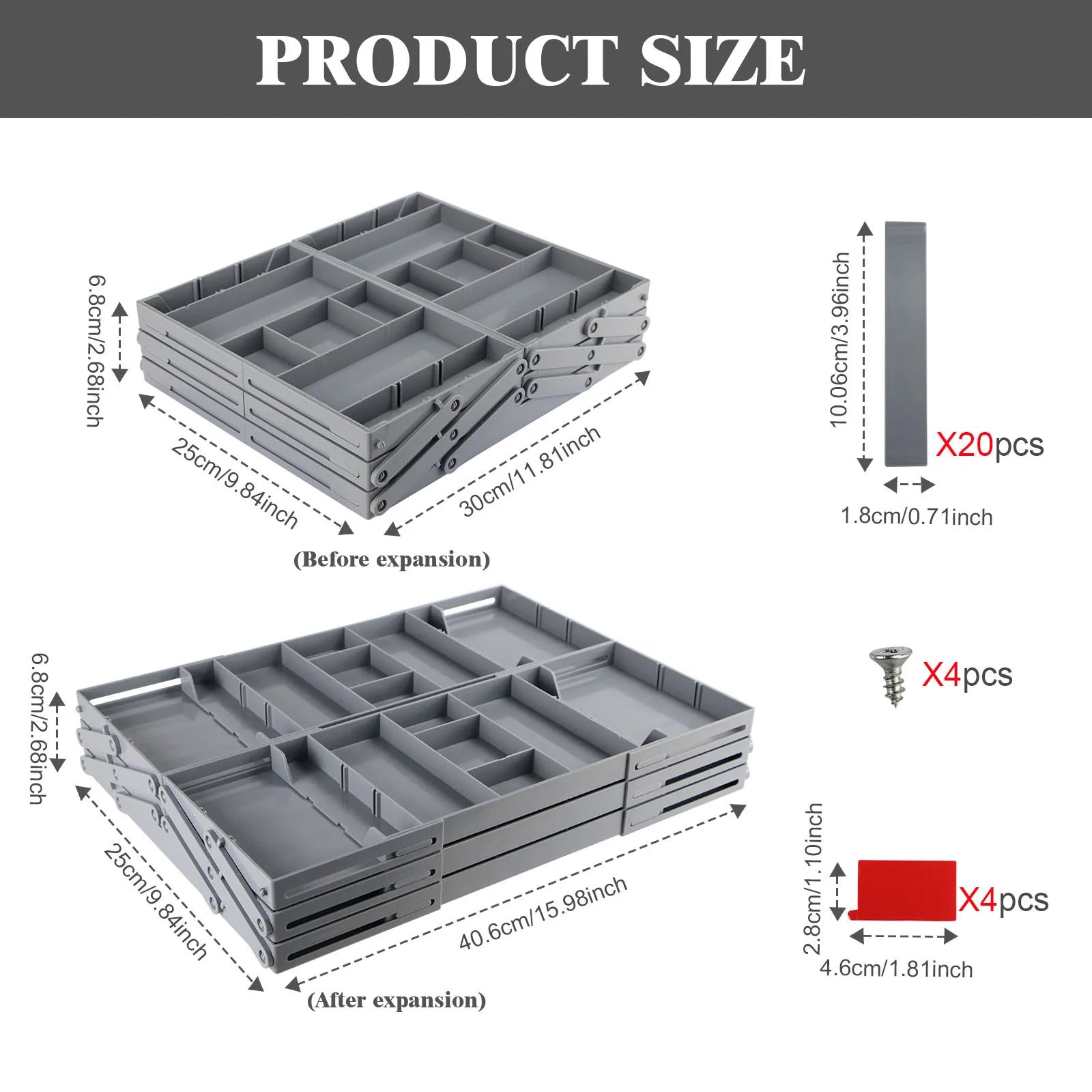 Expandable Kitchen Drawer Organizer (12 Dividers) – Maximize Space & Reduce Clutter 4