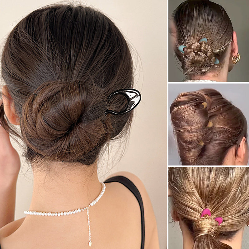 Hairpins for Buns – 10-Pack, High-Quality Plastic, Suitable for All Hair Types 1