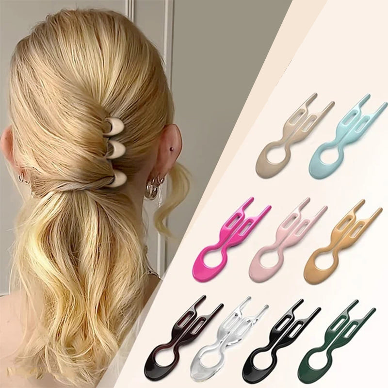 Hairpins for Buns – 10-Pack, High-Quality Plastic, Suitable for All Hair Types 2