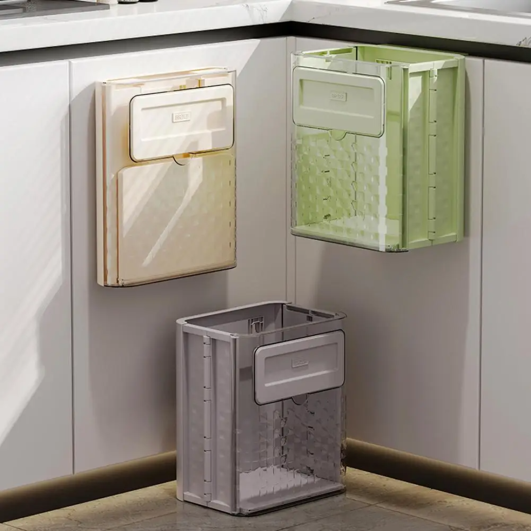 Hanging Trash Can (1 Piece) – Convenient Waste Disposal for Kitchen & Bathroom 3