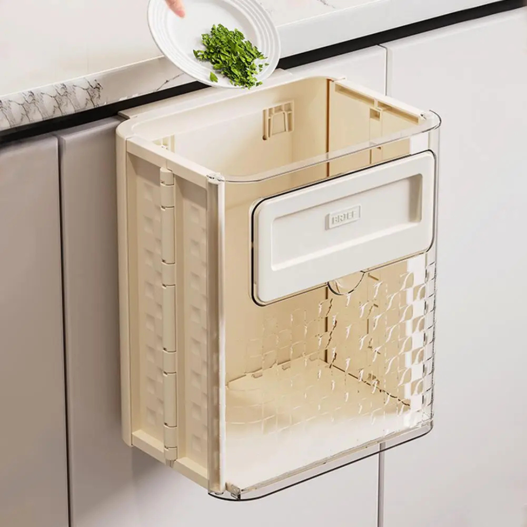 Hanging Trash Can (1 Piece) – Convenient Waste Disposal for Kitchen & Bathroom 4