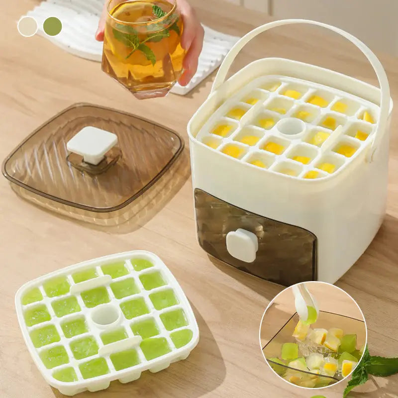 Ice Cube Tray with Lid (48 Cubes) – Effortless Ice Making and Odor Protection 6