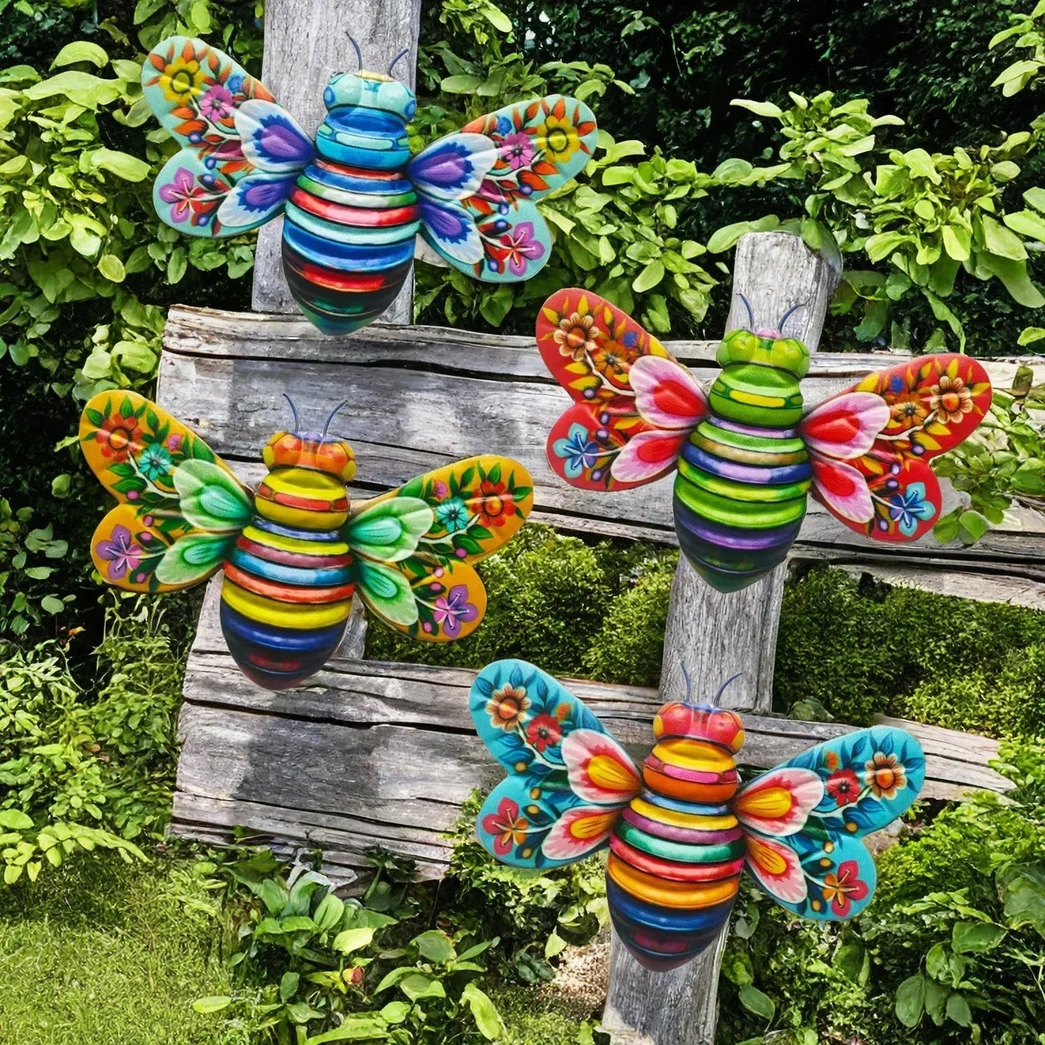 Metal Bee Wall Art (1 Piece) – Unique Decoration for Home & Garden 1
