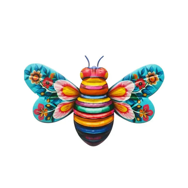 Metal Bee Wall Art (1 Piece) – Unique Decoration for Home & Garden 4
