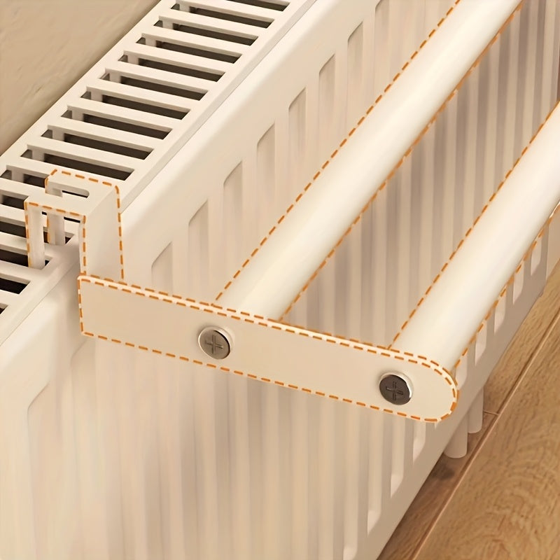 Metal Drying Rack – Tool-Free, Two Bars for Extra Space on Radiator 7