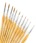 Miniature Paint Brush Set (11 pcs) – Ideal for Watercolor and Fine Detail Painting 0