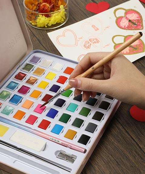 Miniature Paint Brush Set (11 pcs) – Ideal for Watercolor and Fine Detail Painting 2
