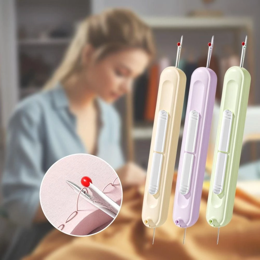 Needle Threader and Seam Ripper Set (2 pcs) – Essential Sewing Tools for Easy Use 8