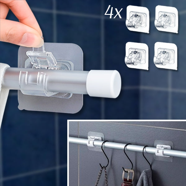 Portable Wall Hooks (Set of 6) – Space-Saving Solution for Organizing 0