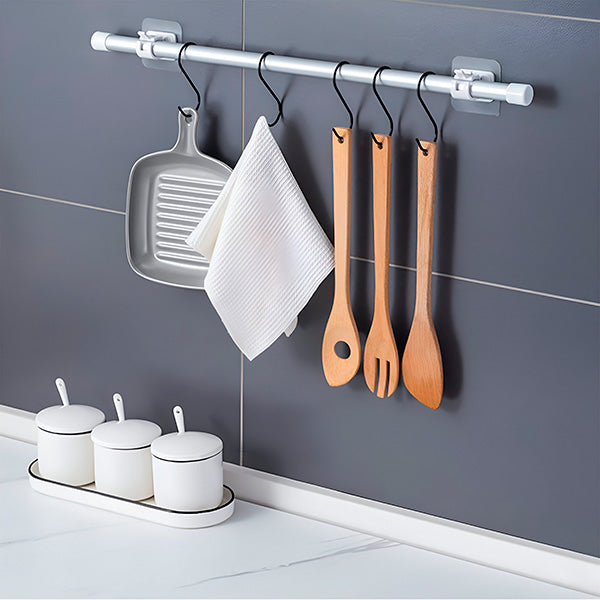 Portable Wall Hooks (Set of 6) – Space-Saving Solution for Organizing 6