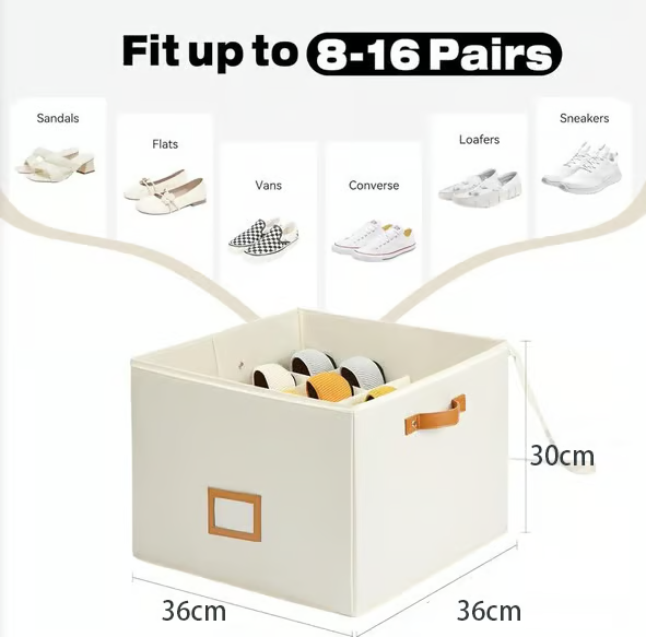 Shoe Organizer Rack (16 Pairs) – Space-Saving Shoe Storage for Clutter-Free Living 3