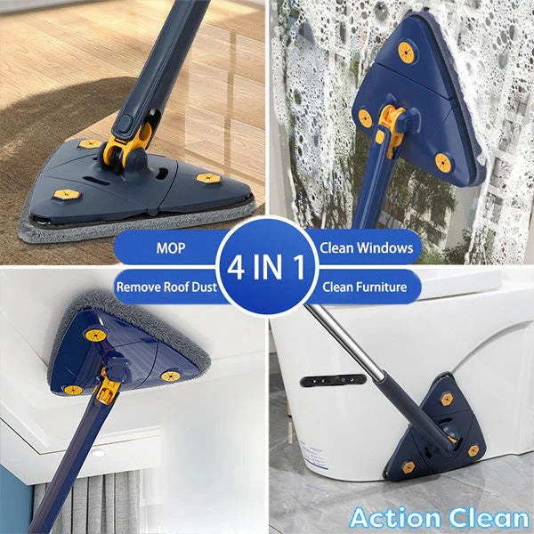 Telescopic Cleaning Brush (130 cm) – Effortless Reach for High Surfaces 4