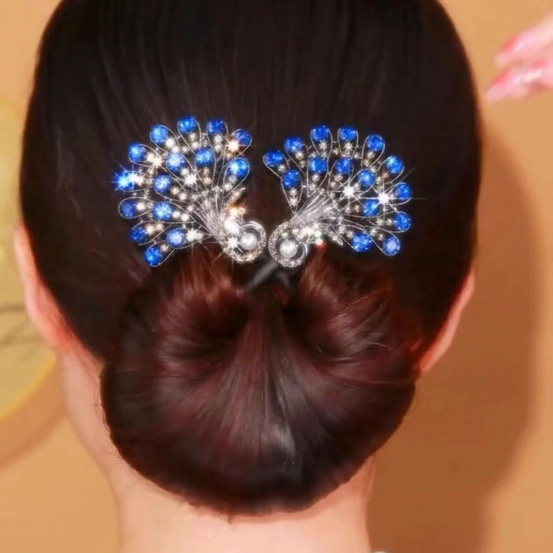Vintage Peacock Hairpin (1 pc) – Elegant Accessory for Weddings and Events 0
