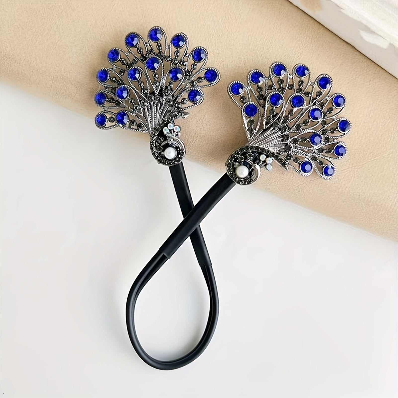 Vintage Peacock Hairpin (1 pc) – Elegant Accessory for Weddings and Events 4