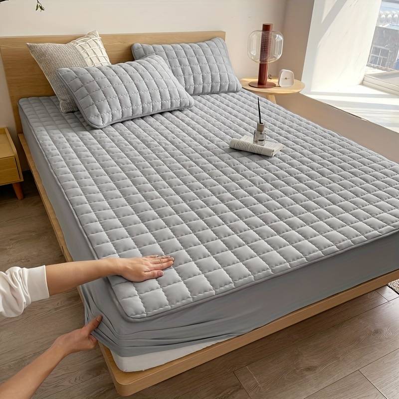 Waterproof Mattress Protector (Standard Size) – Hygienic, Soft & Breathable Sleep Surface 1