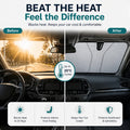 Windshield Sunshade – Effective UV Protection for Compact Cars