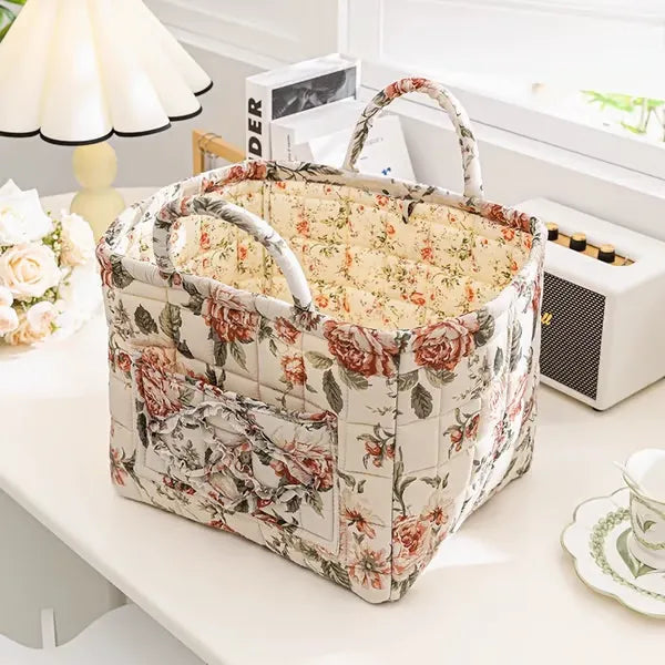 Woven Fabric Storage Basket – Stylish Organization for Toys, Books & Laundry 2