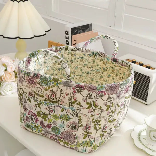 Woven Fabric Storage Basket – Stylish Organization for Toys, Books & Laundry 4