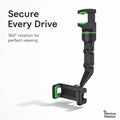 Car Phone Holder – 360° Rotation, Fits Smartphones Up to 7 Inches, Black