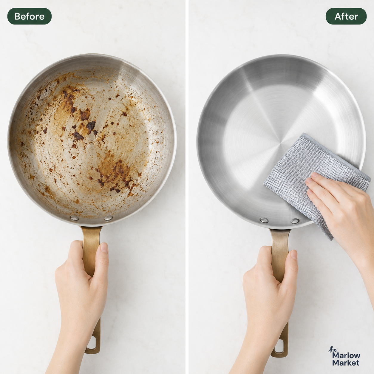 Multi-Purpose Wire Cleaning Cloths (5 + 5 FREE) – Effortless Stain Removal for Kitchen Use
