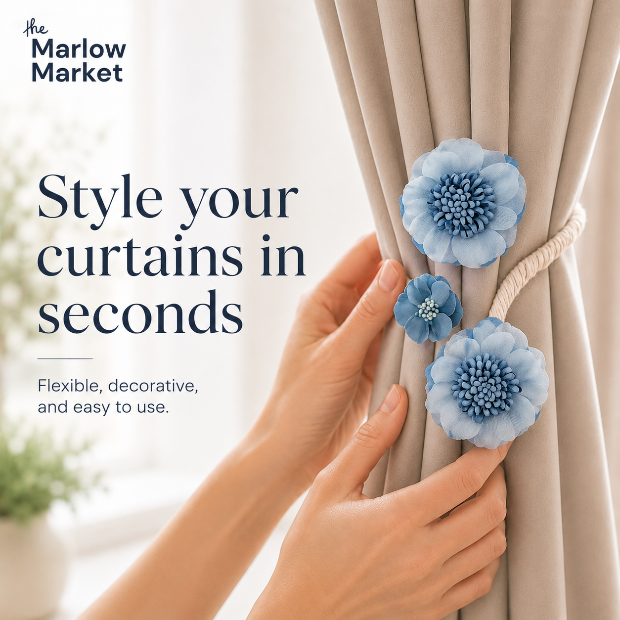 Elegant Curtain Rail (1 + 1 FREE) – Flexible Design for Effortless Installation
