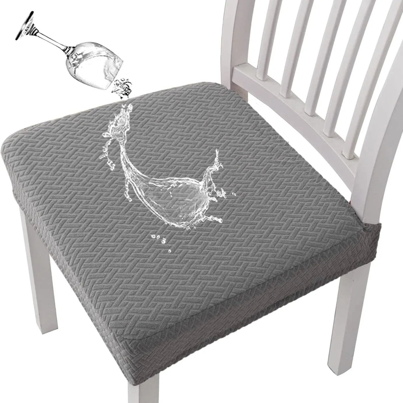 Elegant Dining Chair Covers (2 + 2 FREE) – Reliable Protection for Home & Office