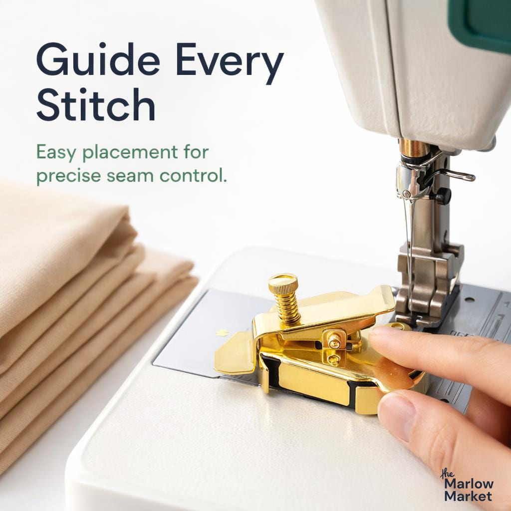 Magnetic Seam Guide – Polygonal Shape, Stainless Steel, For Precise Stitching