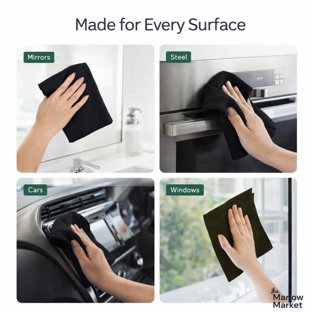 Microfiber Cleaning Cloth – Streak-Free Shine for All Surfaces