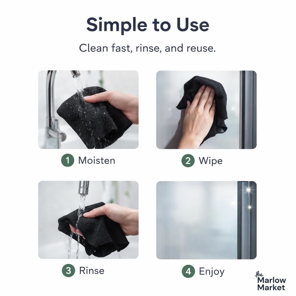 Microfiber Cleaning Cloth – Streak-Free Shine for All Surfaces