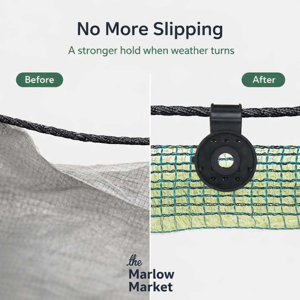 GripLock Clips (20 + 20 FREE) – Secure Hold for Tarps, Nets & Outdoor Use