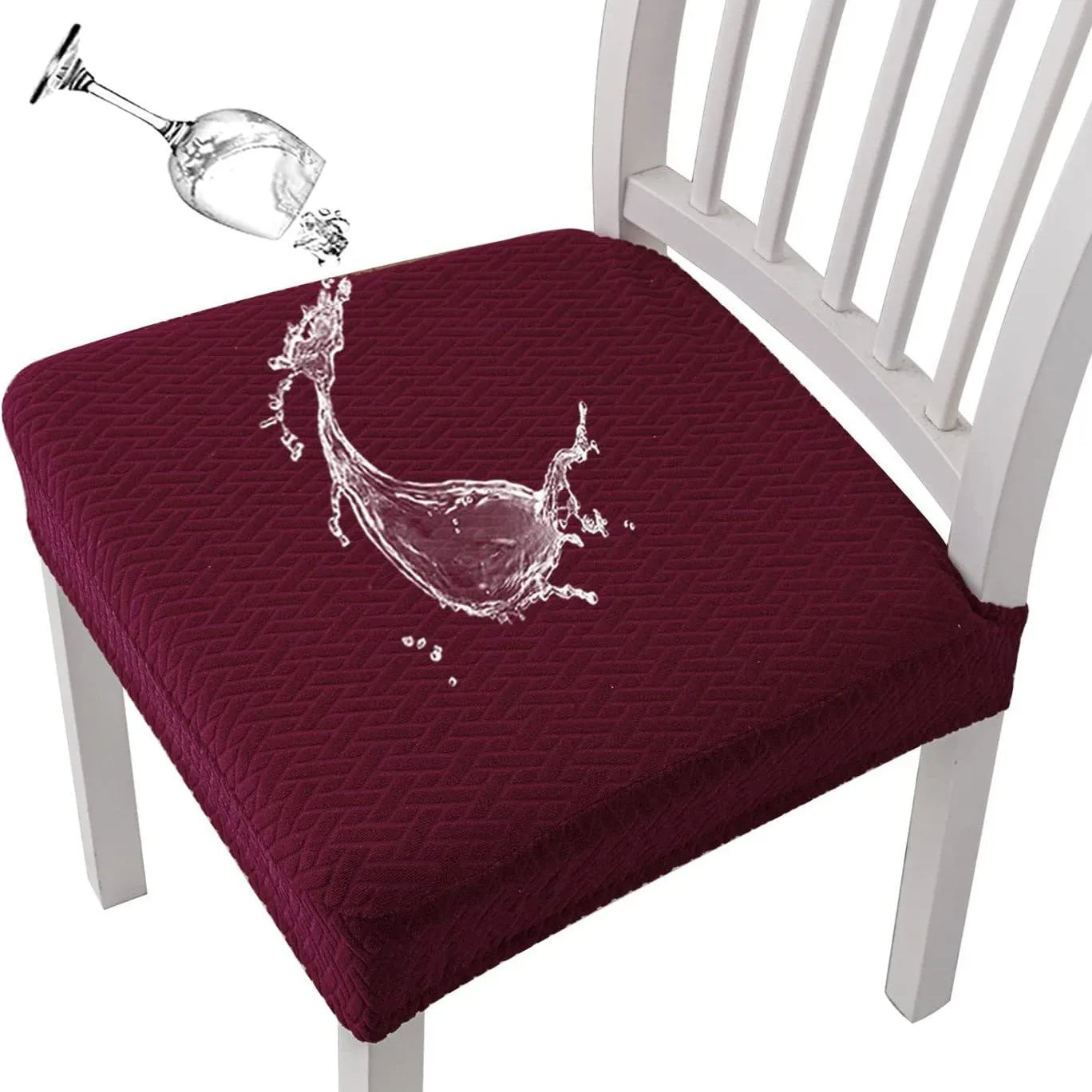 Elegant Dining Chair Covers (2 + 2 FREE) – Reliable Protection for Home & Office